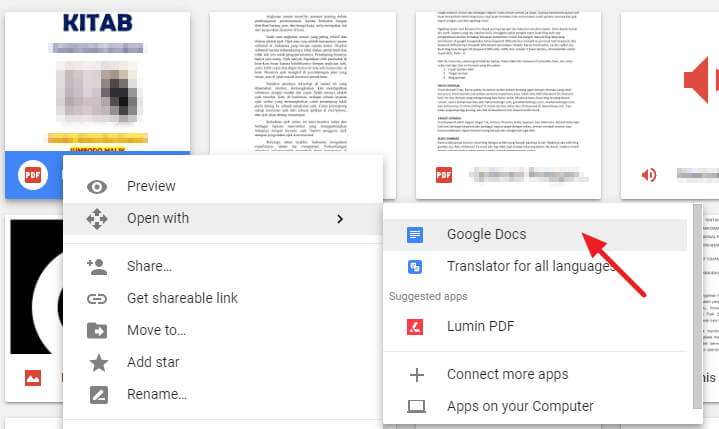 How to Convert PDF to Word .DOCX using Google Docs (FREE)