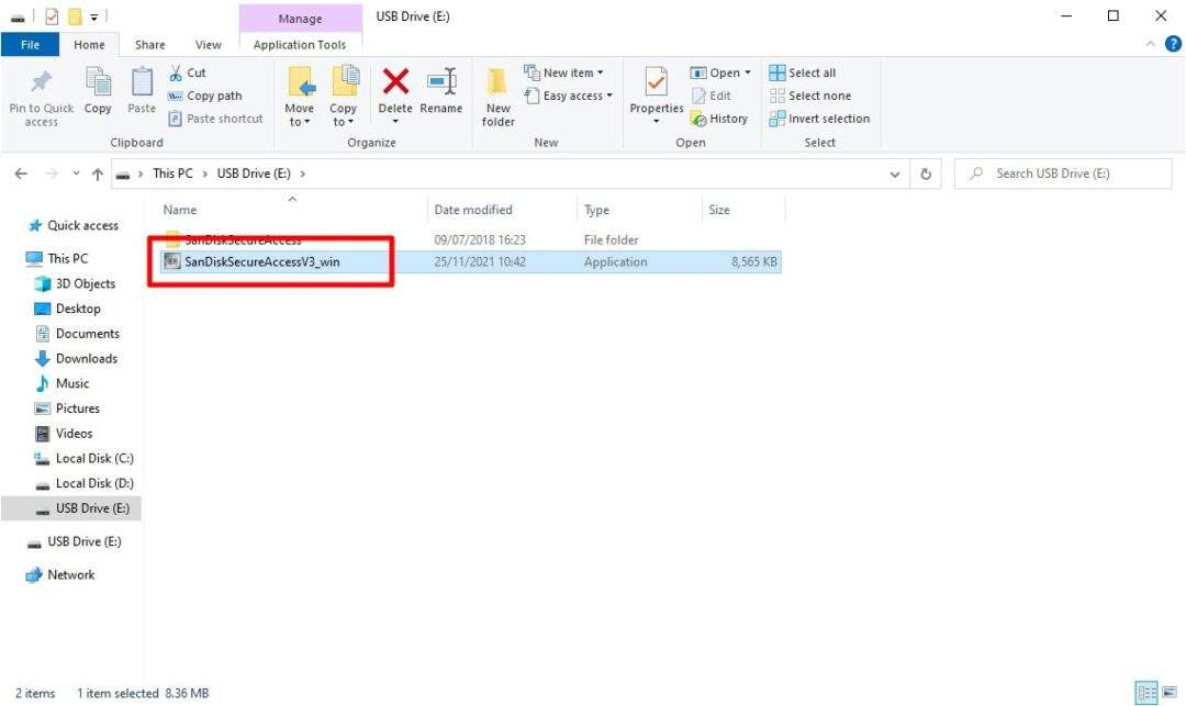 How to Use Sandisk SecureAccess to Protect a Flash Drive