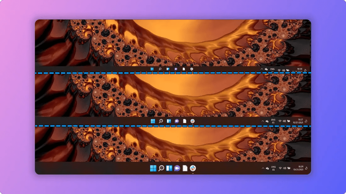 How to Resize and Make the Taskbar Smaller on Windows 11 Desktops