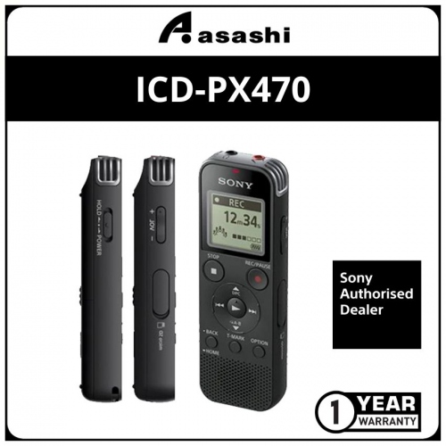 Sony ICD PX470 4GB PX Series MP3 Digital Voice IC Recorder, ICD PX470
