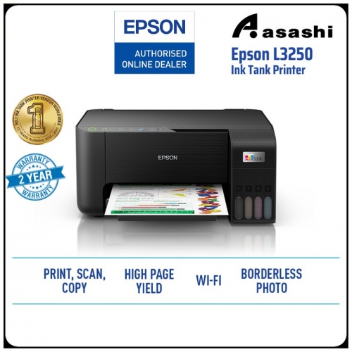 Epson L3250 Ink Tank Print, Scan, Copy & Wifi Printer (Warranty 1Years