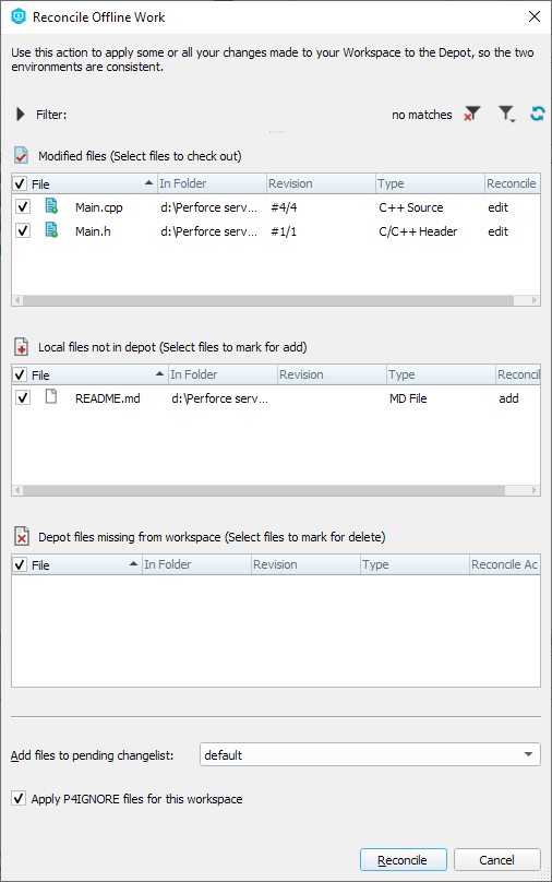 Tips for Using Perforce