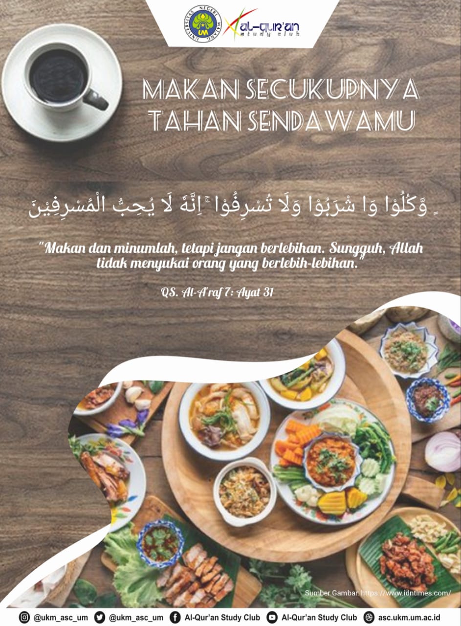 Arah pemikiran islam “wasathiyah” ini menjadi sesuatu yang baru dan. Makan Secukupnya Tahan Sendawamu Ukm Asc