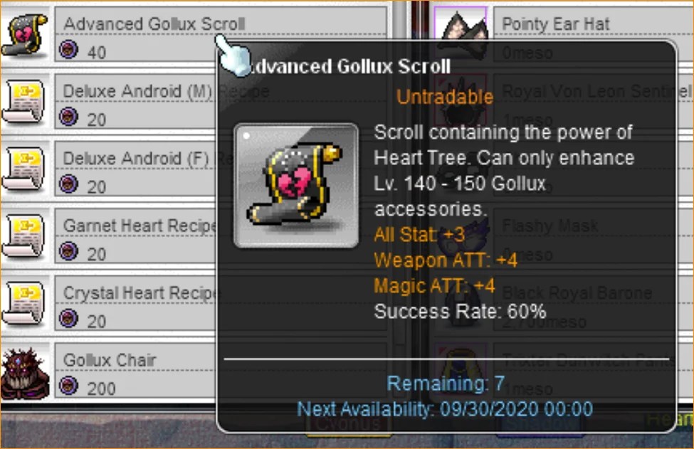 Gollux Prequest Guide 2020 MapleStory Ascension Alliance