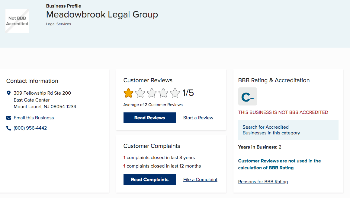 Meadowbrook Legal Group Reviews 3 Things You Need to Know