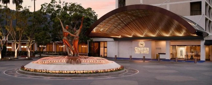 Sheraton universal to lax