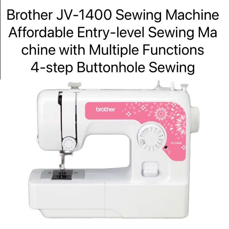 Brother JV1400 Sewing Machine Affordable Entrylevel Sewing Machine with Multiple Functions
