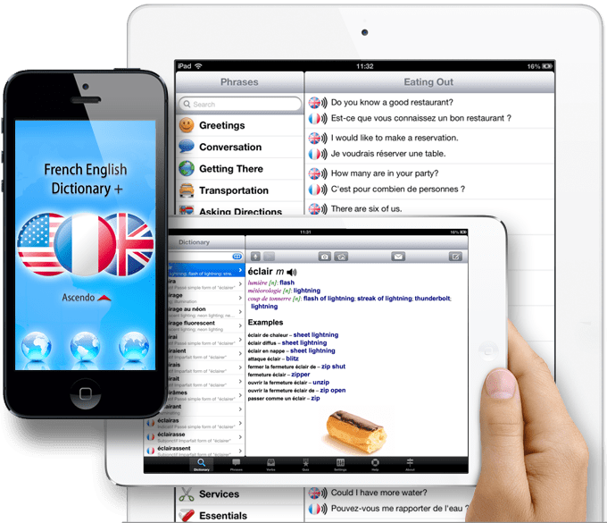 French English Dictionary for iPhone, iPad & iPod Touch