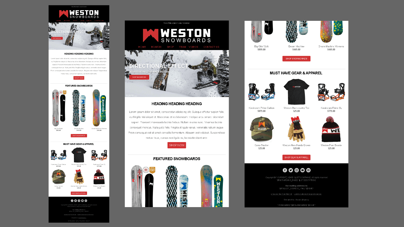 Weston Snowboards Ascent Agency