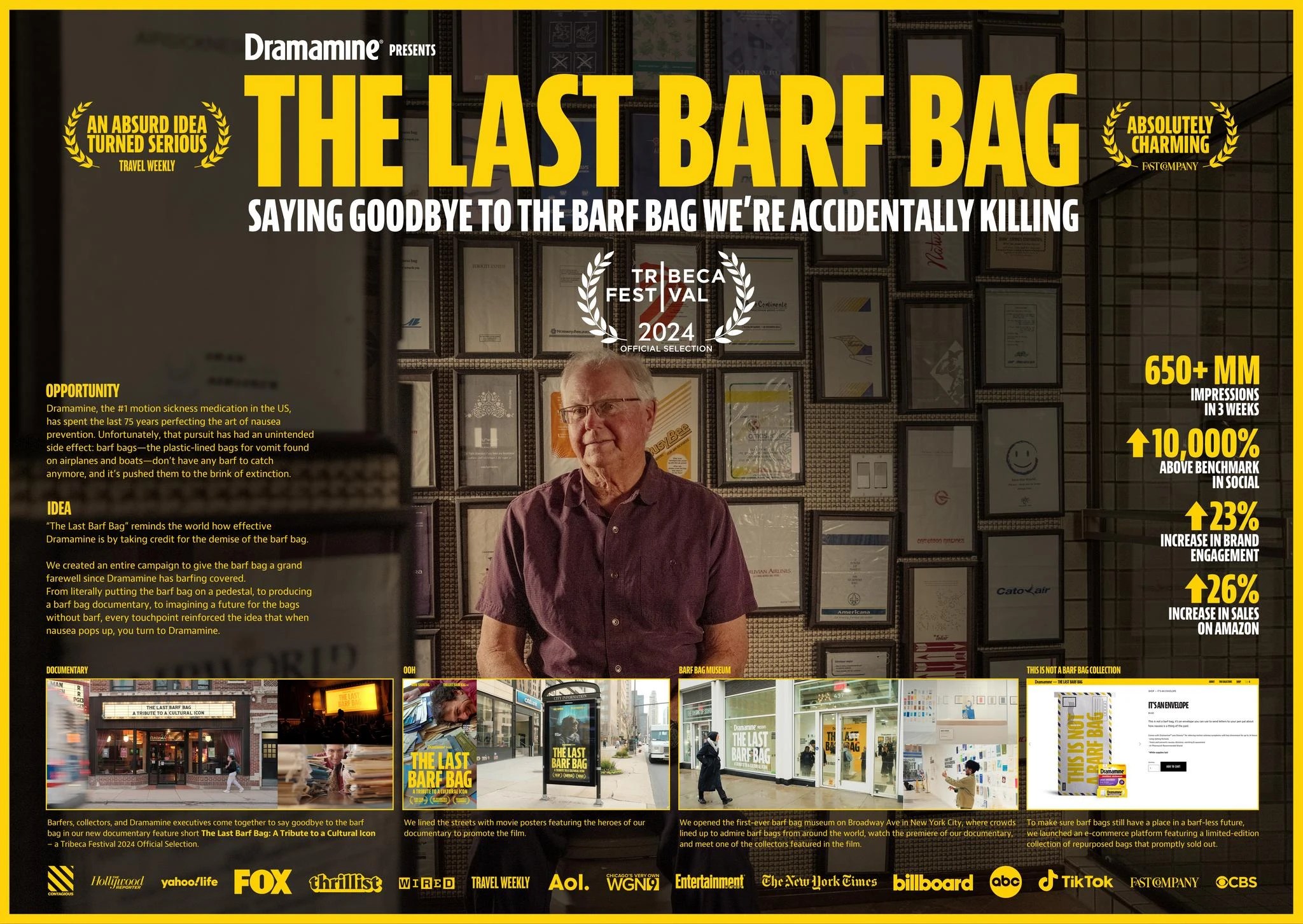 The Last Barf Bag Campaign THE WORK