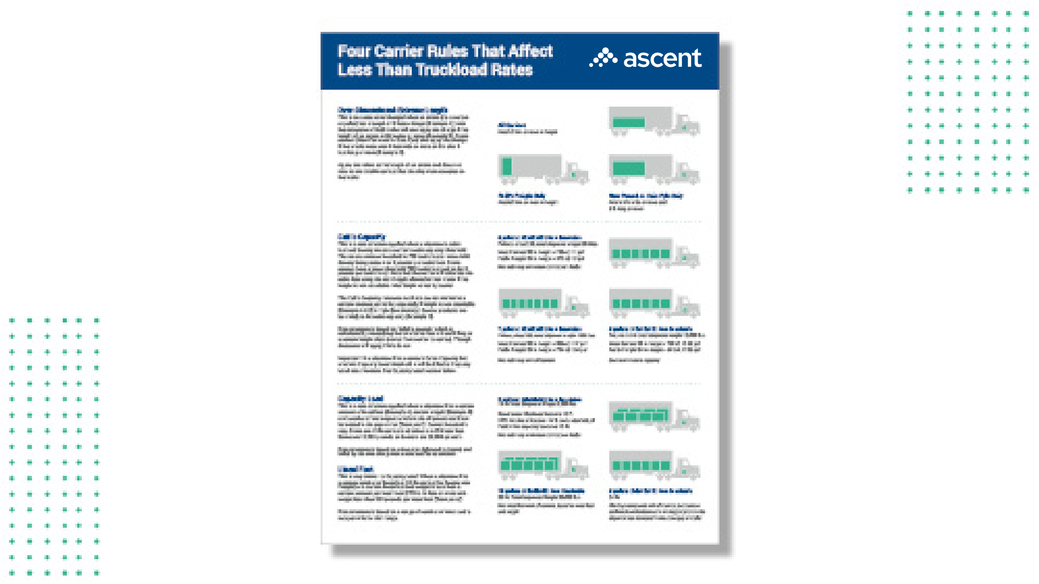 Four Carrier Rules That Affect LessthanTruckload Rates