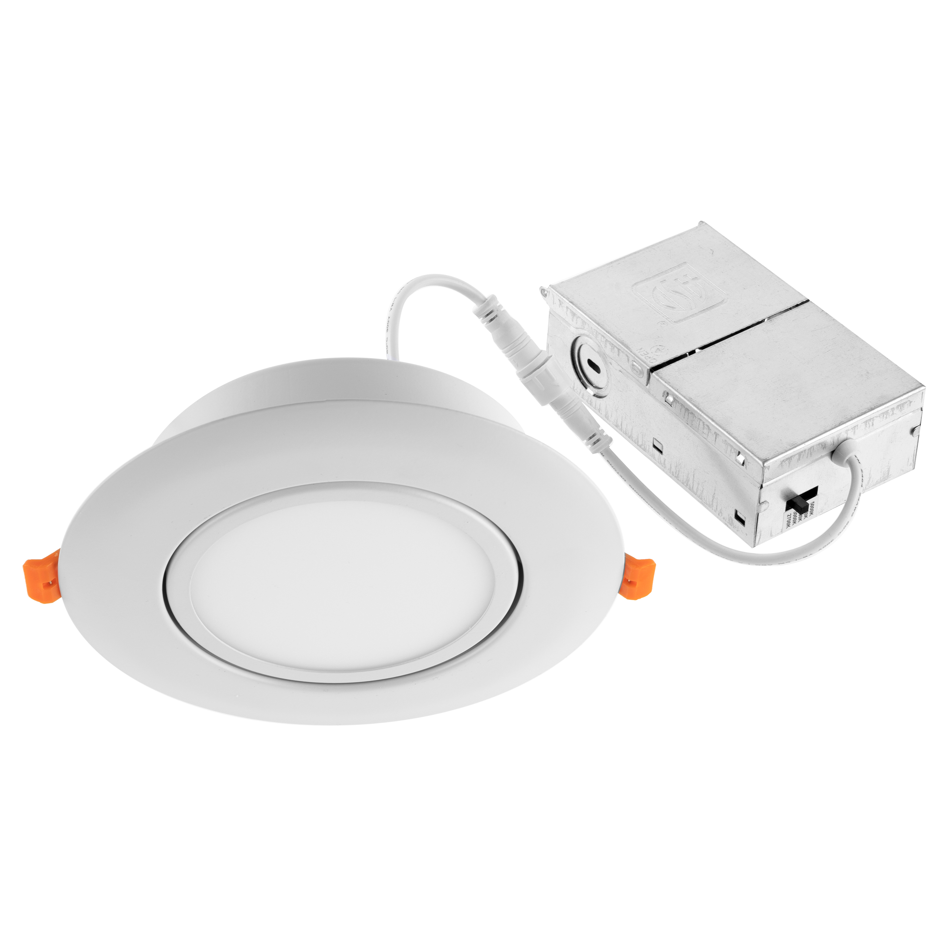 LED Round Recessed Mini Panel Gimbal Airtight CCT tunable