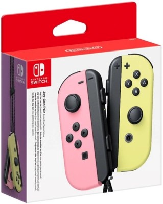 Nintendo Switch JoyCon Pair Pastel Pink / Pastel Yellow Toys
