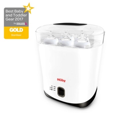 White Nuby Natural Touch™ Steriliser and Dryer Baby at ASDA