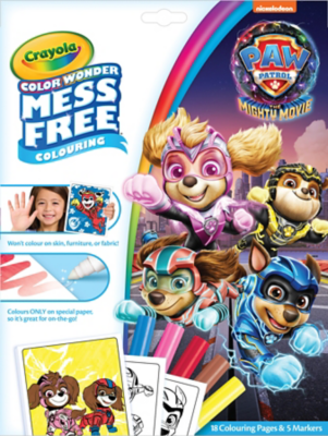 Crayola Colour Wonder Paw Patrol Mighty Movie School at ASDA