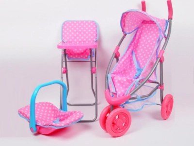 My Sweet Baby Doll Travel Combo Set (Jogger, High Chair & Carrier