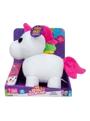 Adopt Me! Neon Unicorn LightUp Plush Toy Toys & Character