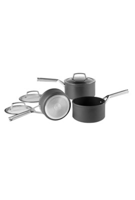 Ninja ZEROSTICK 3Piece Saucepan Set Home at ASDA