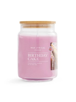 Large Wax Lyrical Candle Birthday Cake Home at ASDA