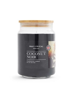 Large Wax Lyrical Candle Coconut Noir Home at ASDA