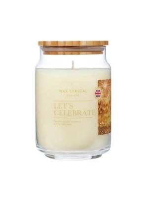 Large Candle Let's Celebrate Home at ASDA