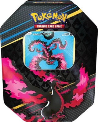 Pokemon TCG Sword & Shield 12.5 Special Art Tin Moltres Toys