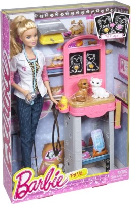 Barbie Pet Vet Playset Kids at ASDA