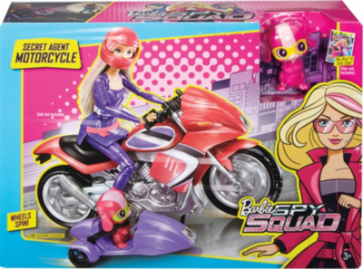 Barbie Spy Squad Secret Agent Motorcycle Kids at ASDA