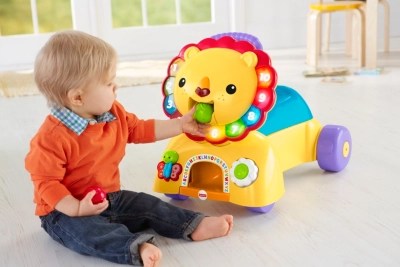 FisherPrice 3In1 Sit, Stride & Ride Lion Kids at ASDA