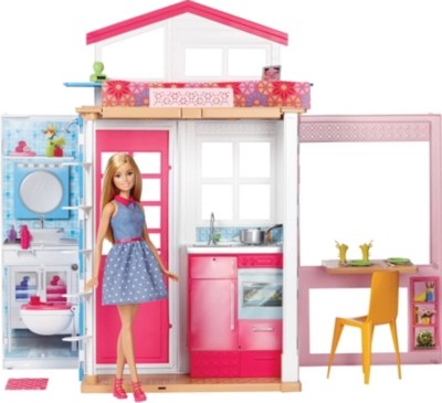Barbie 2Story House & Doll Kids at ASDA