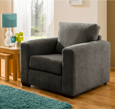 Lincoln Armchair in Pewter View All Living Room ASDA direct