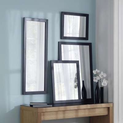 ASDA Black Mirror 58x47cm Mirrors at ASDA