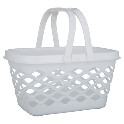 Plastic Basket Bath Tidy Bathroom Accessories at ASDA