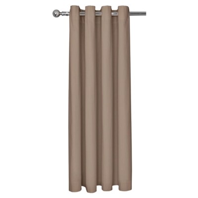 Eyelet Curtains Mink Curtains & Blinds at ASDA