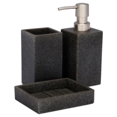 Home Bathroom Accessory Range Charcoal Sandstone Bathroom