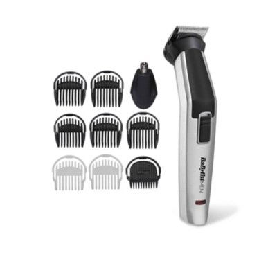 BabylissMen 10 in 1 Titanium multi trimmer for face and body Home