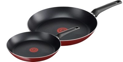 Tefal Essential Red Frying Pan Twin Pack Home at ASDA