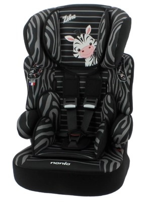 Nania Group 123 Beline High Back Booster Seat with Harness Zebra