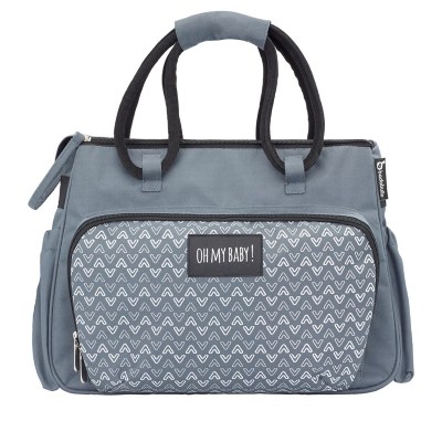 Boho Changing Bag Grey Baby at ASDA