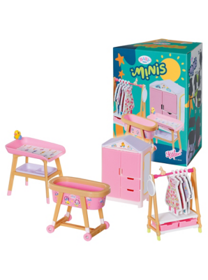 BABY born Mini's Playset Furniture Toys & Character at ASDA