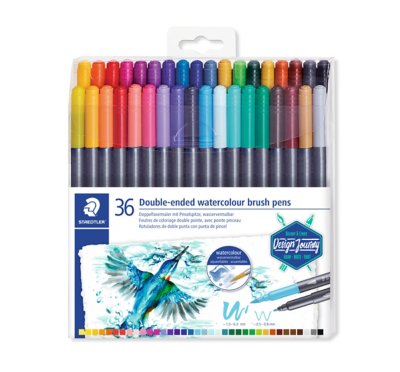 Staedtler Doubleended Watercolour Brush Pens School at ASDA