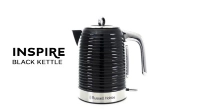 Russell Hobbs 24361 Inspire Kettle Black Home at ASDA