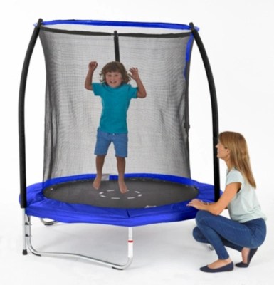 Sportspower 6 ft Galvanised Trampoline with Enclosure Trampolines & Bouncy Castles at