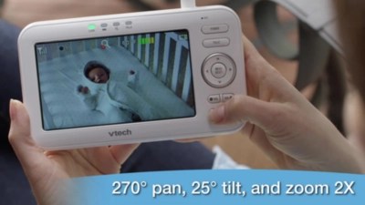 VTech VM5463 5 Inch Video Baby Monitor with Night Light & Projection