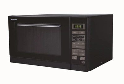 Sharp R372KM 25L 900W Solo Digital Microwave Black Home at