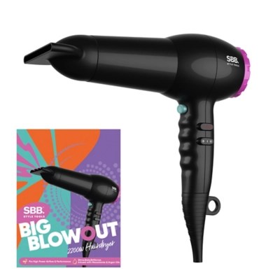 SBB Big Blowout 2200w Hair Dryer Home at ASDA