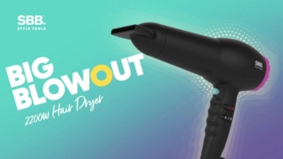 SBB Big Blowout 2200w Hair Dryer Electricals at ASDA