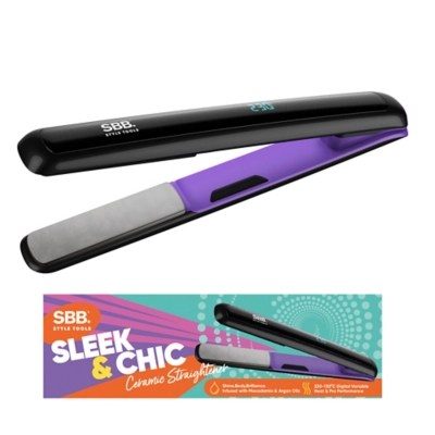 SBB Sleek & Chic Ceramic Hair Straightener Electricals at ASDA