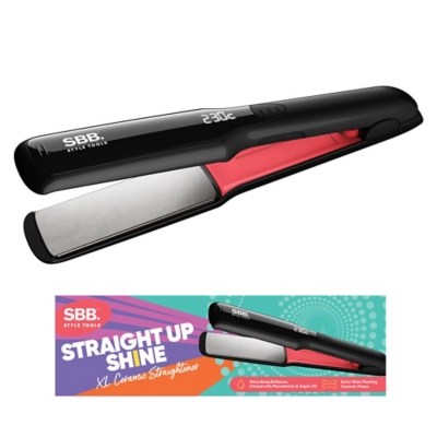 SBB Straight Up Shine XL Ceramic Hair Straightener Electricals at ASDA