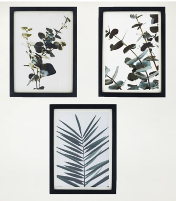 Black A2 Photo Frame Set of 3 Home George at ASDA